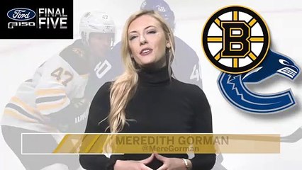 Ford Final Five: Canucks Crush Bruins in 9-3 Win