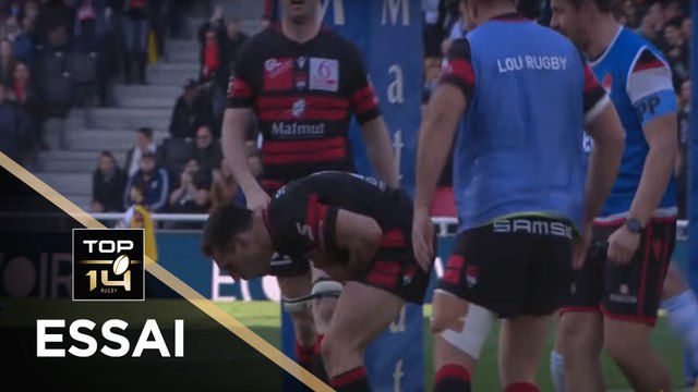 TOP 14 - Essai Baptiste COUILLOUD (LOU) - Lyon - Racing 92 - J16 - Saison 2019/2020