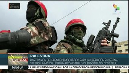 Frente para la Liberación de Palestina rechaza el Acuerdo del Siglo
