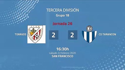 Resumen partido entre Torrijos y CD Tarancon Jornada 26 Tercera División