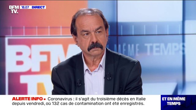 Retraites: pour Philippe Martinez, le recours au 49.3 serait le signe que le gouvernement n'arrive pas à convaincre