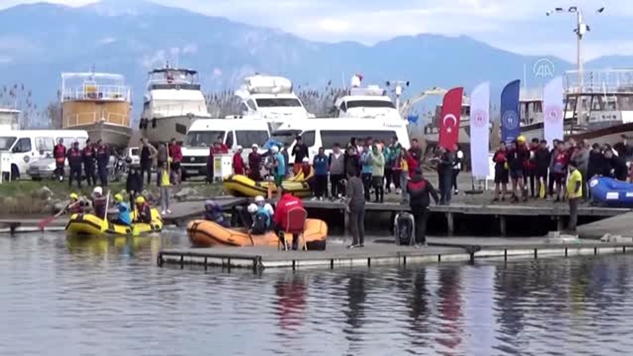 Muğla'da "Okul Sporları Rafting 1. Bölge Yarışları" yapıldı