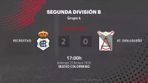 Resumen partido entre Recreativo y At. Sanluqueño Jornada 26 Segunda División B
