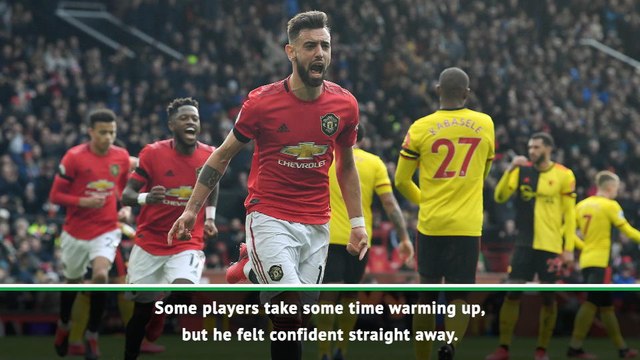 Solskjaer hails Fernandes' instant impact at Man United