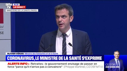 Le ministre de la Santé assure qu'il n'y a pas de nouveau cas de coronavirus en France