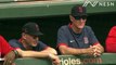 Ron Roenicke and Jerry Narron Coaching In Spring Training Game