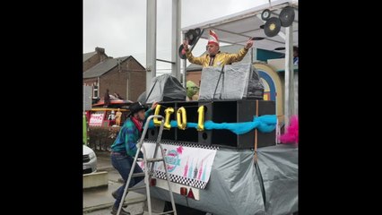 Le cortège carnavalesque à Amay