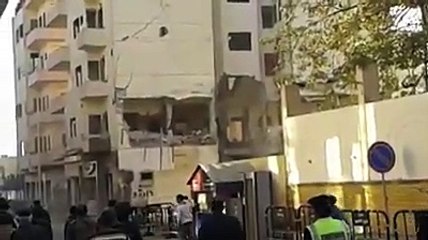 إزالة عمارتين بجوار كنيسة العذراء بالأقصر لاستكمال مشروع طريق الكباش