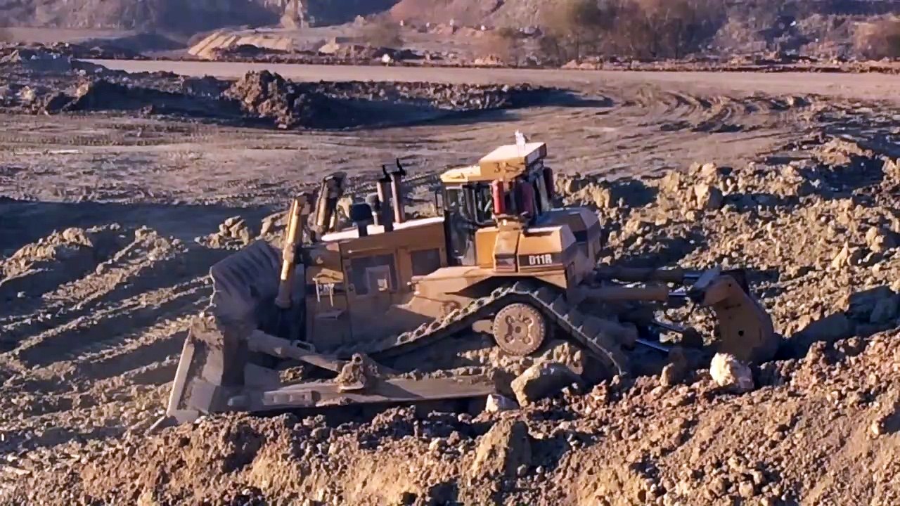Caterpillar D11R Bulldozer Hard Work