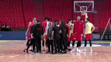 A Milli Basketbol Takımı'nda İsveç maçı hazırlıkları