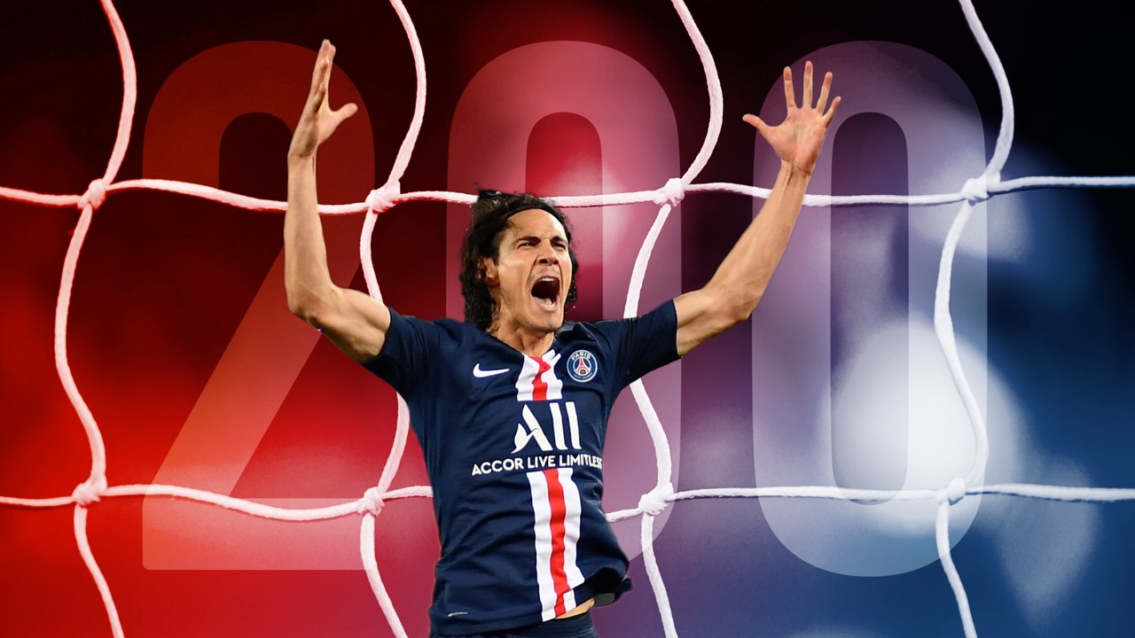 Comment Edinson Cavani a franchi le cap des 200 buts - Foot - PSG