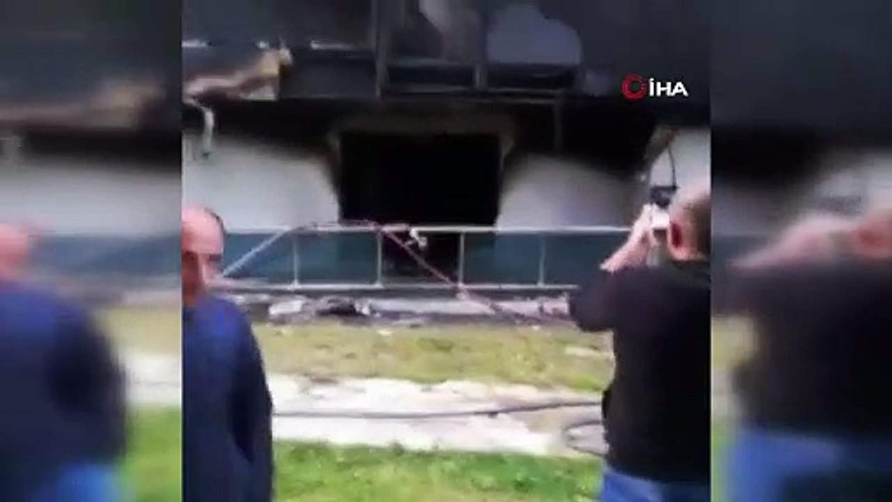 Antalya’da rezidans yangını