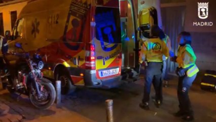 Intoxicado por inhalación de humo un varón de 43 años