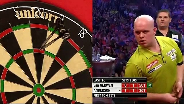PDC World Darts Championships 2014 R16 - Michael van Gerwen vs Gary Anderson