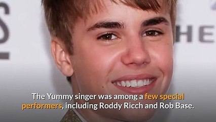Justin Bieber steals the show at Kanye West’s Sunday event