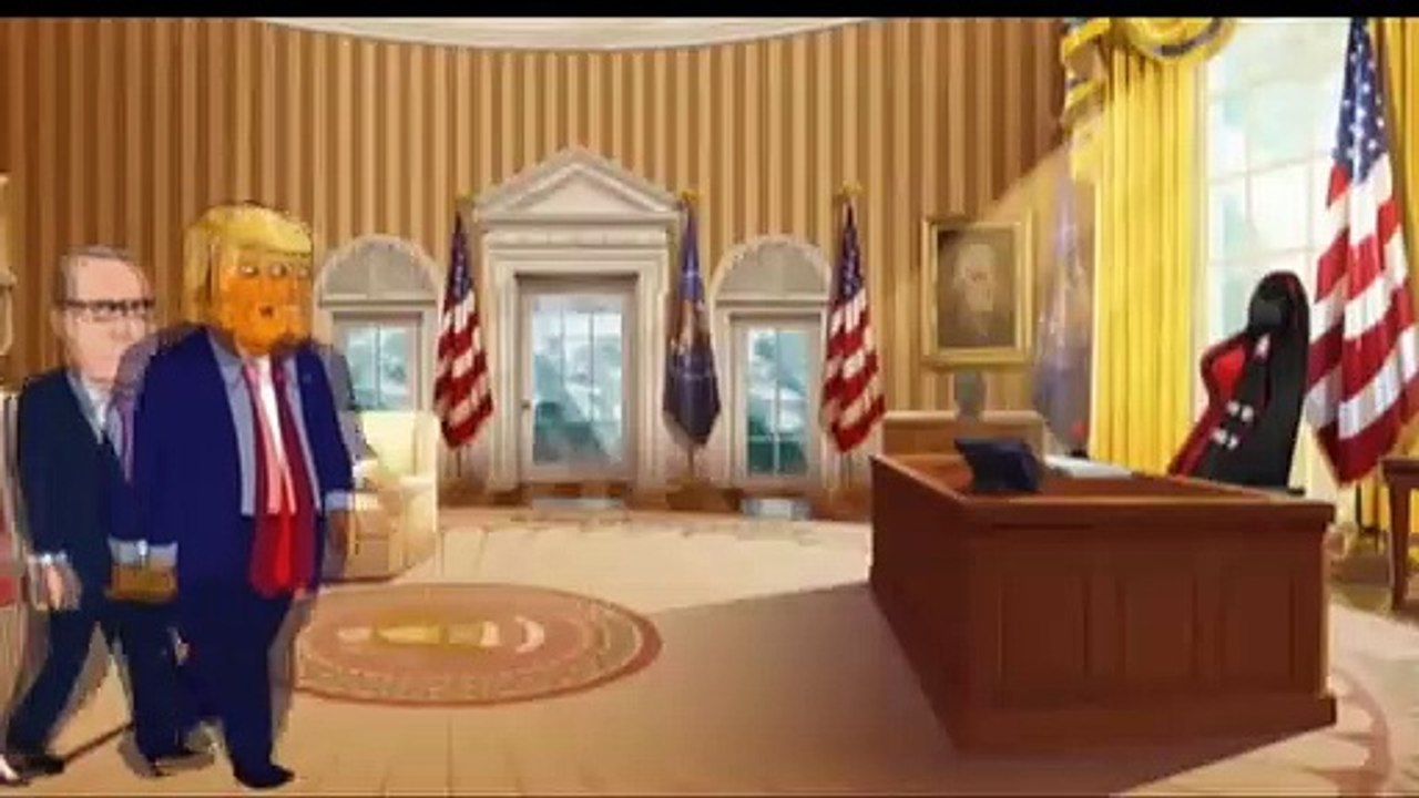 Trump uses the Oval Office simulator for the first time