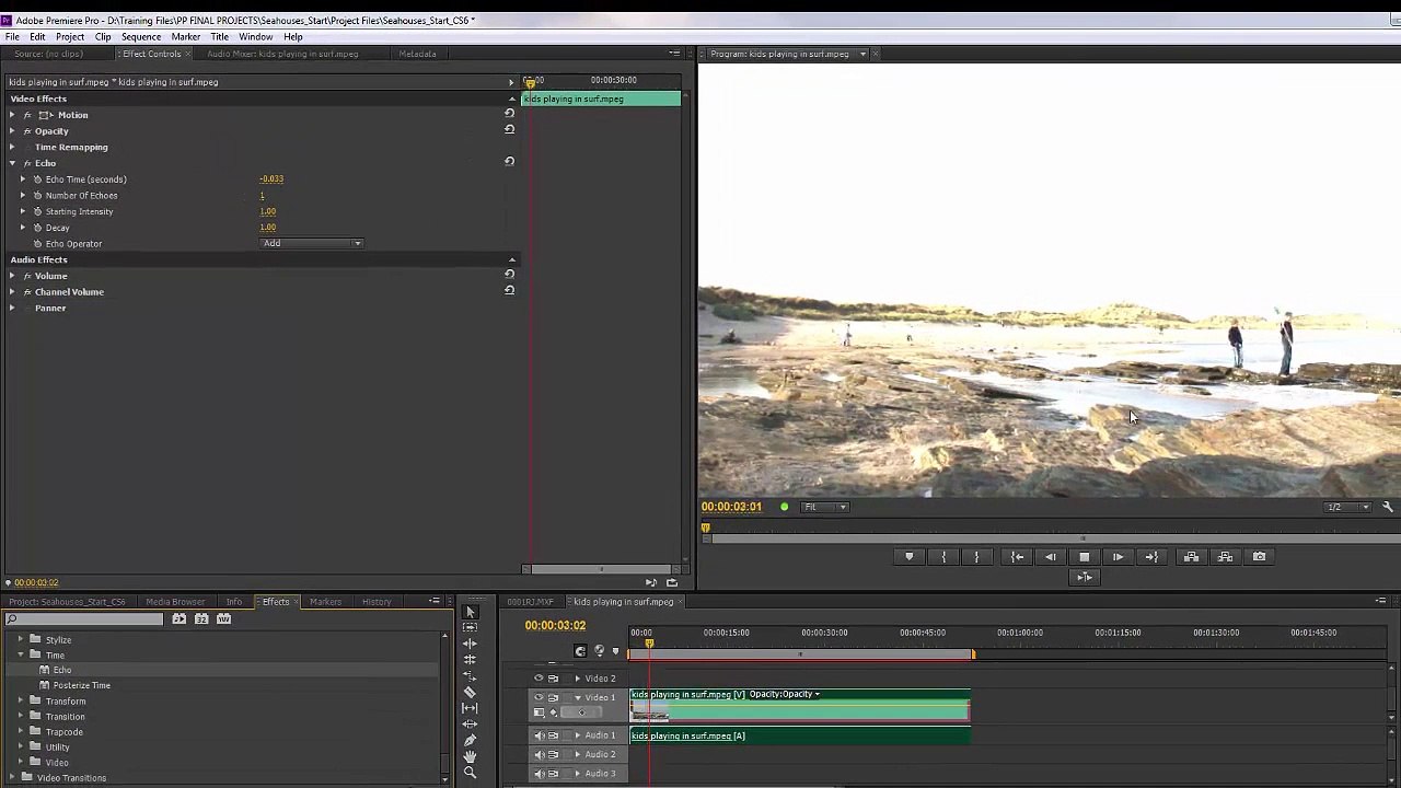 Premiere Pro CS6 95 Time Echo