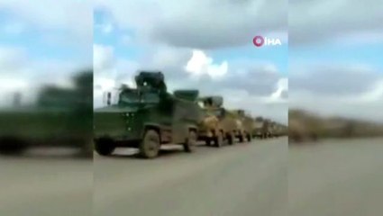 TSK konvoyu İdlib'e girdi