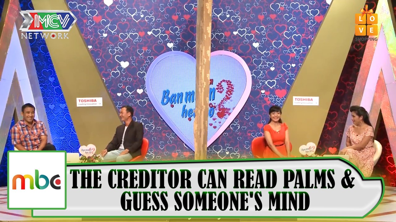 A CREDITOR CAN READ PALMS AND GUESS SOMEONE'S MIND.‍♂️