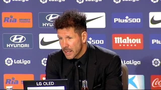 Simeone: Desde que empezó la temporada hemos tenido altibajos