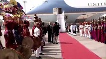 PM Modi welcomes US President Trump in Ahmedabad