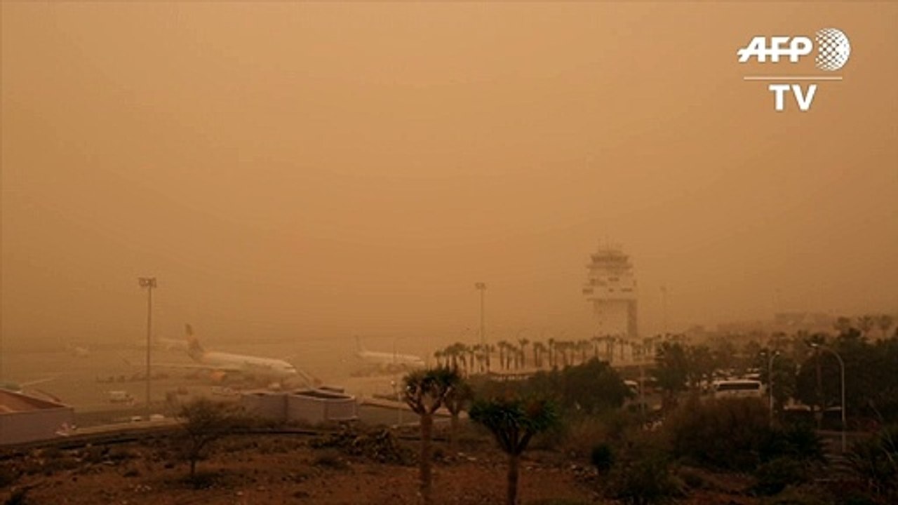 Sandsturm legt Flugverkehr auf den Kanarischen Inseln lahm