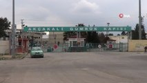 Sınır hattındaki karakollara beton blok sevkiyatı