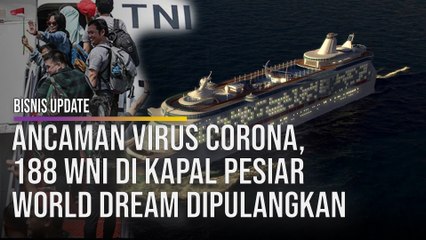 Ancaman  Virus Corona, 188 WNI di Kapal Pesiar World Dream Dipulangkan