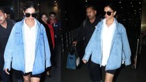 Deepika Padukone SPOTTED In casuals at the Airport