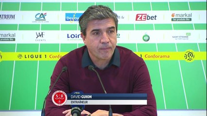 ASSE-SDR (1-1) : la conférence de David Guion
