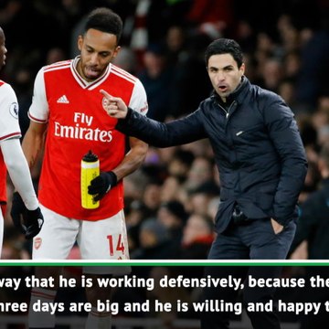 Aubameyang deserves to be linked with other teams - Arteta