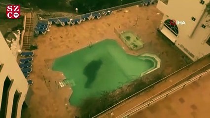 Kanarya Adaları’nda kum fırtınası gökyüzünü turuncuya bürüdü