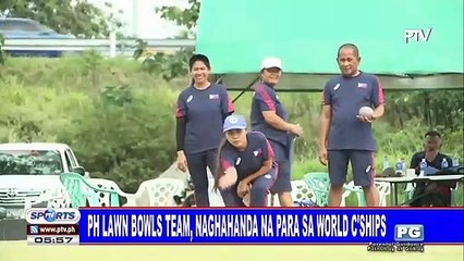 PH lawn bowls team, naghahanda na para sa World Championships