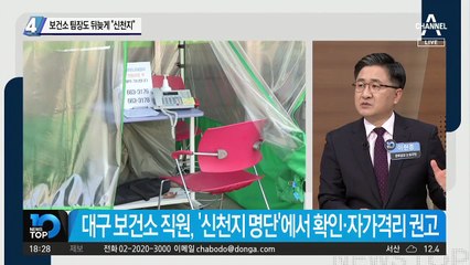 보건소 팀장도 뒤늦게 “신천지”