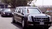 US President Trump heads towards Sabarmati Ashram with American cars | Trump | Modi | Evanka