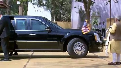 Trump visits Gandhi's former home on India visit