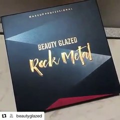 Beauty Glazed 6 Matte and 10 Shimmer Rock Metal Eyeshadow