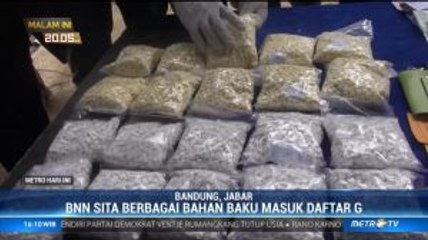 Gerebek Pabrik Narkoba di Bandung, BNN Sita 4 Juta Pil PCC