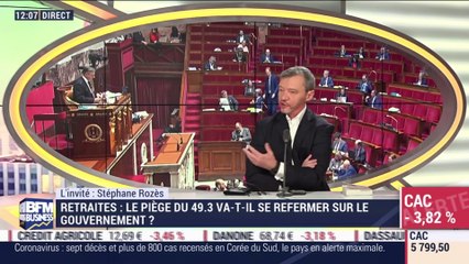 Stéphane Rozès (Cap): Retraites, le piège du 49.3 va-t-il se refermer sur le gouvernement ? - 24/02