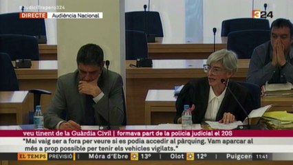 Un guàrdia civil, enxampat fent trampa amb les hores en què va parlar amb Laplana el 20-S