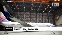 Taiwan military disinfects plane carrying coronavirus ship evacuees