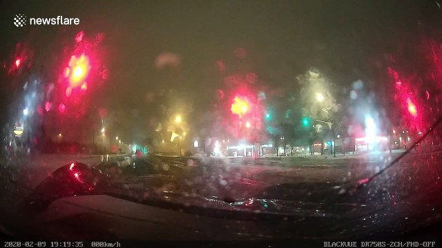 Canadian driver has car totalled after red-light runner sends car spinning