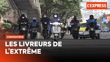Coronavirus : à Shangaï, les livreurs sont considérés comme des héros