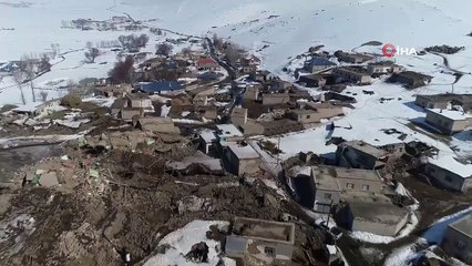 Deprem Bölgesi Havadan Görüntülendi