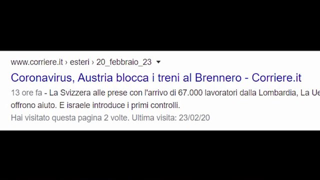 Morelli - Il mondo blocca gli italiani (24.02.20)