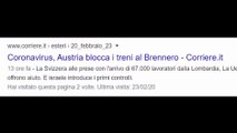 Morelli - Il mondo blocca gli italiani (24.02.20)