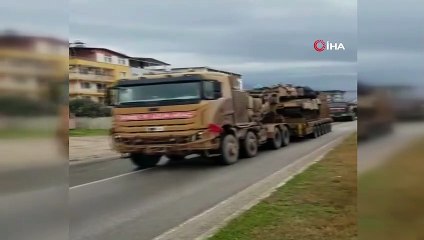 Sınıra tank sevkiyatı