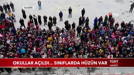 Elazığ'da Okullar Açıldı, Sınıflarda Hüzün Var
