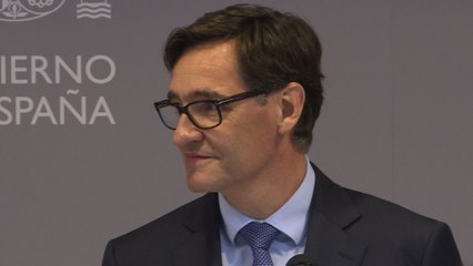 Salvador Illa en rueda de prensa