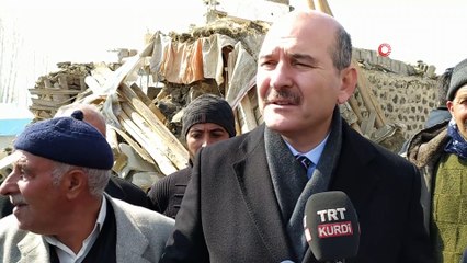İçişleri Bakanı Süleyman Soylu:  'Telef olan hayvanlar için zarar karşılanacak'